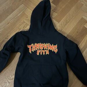 Throwing Fits Black Hoodie